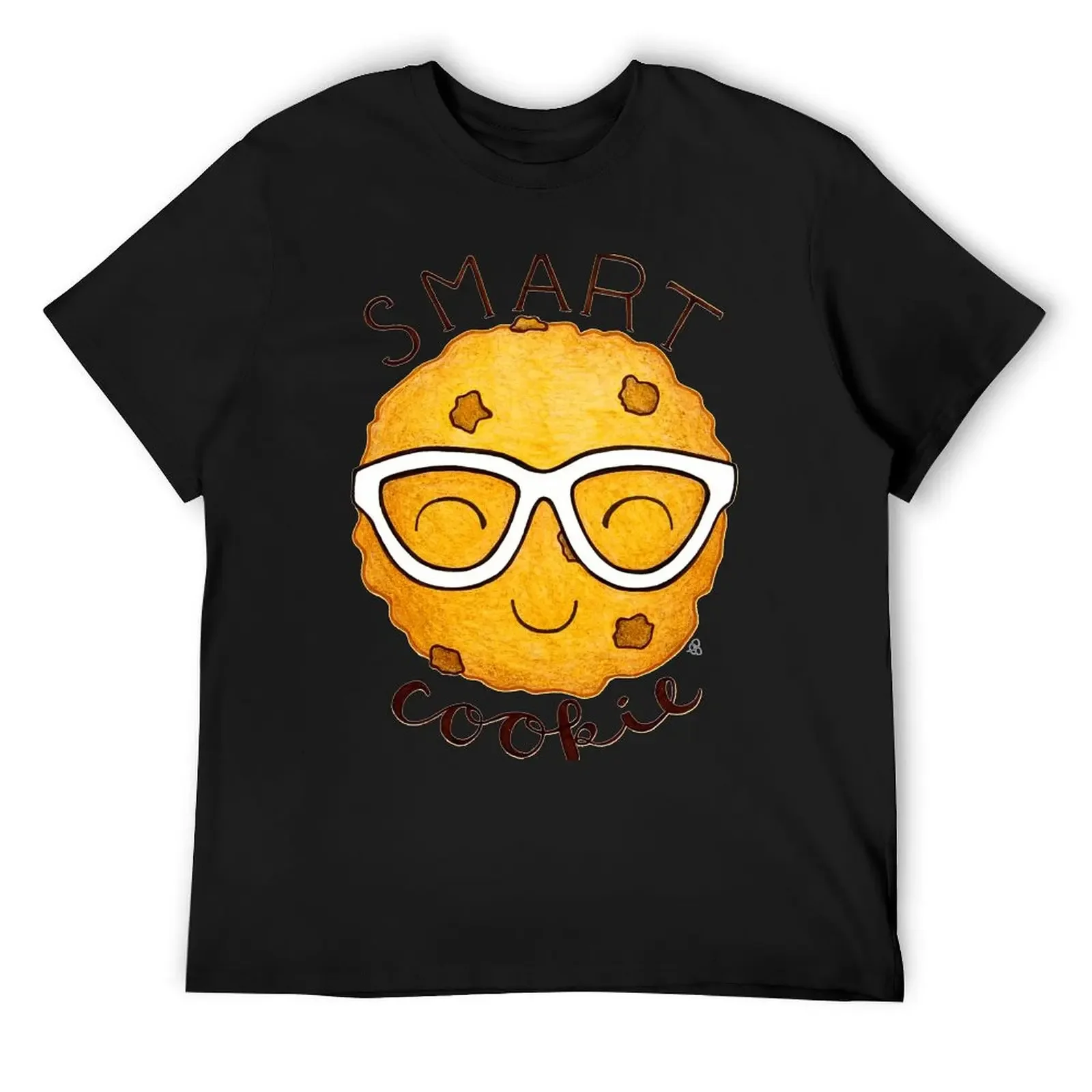 

Smart Cookie - A Clever Chocolate Chip Cookie Wearing Glasses T-Shirt man clothes street wear mens cotton t shirts