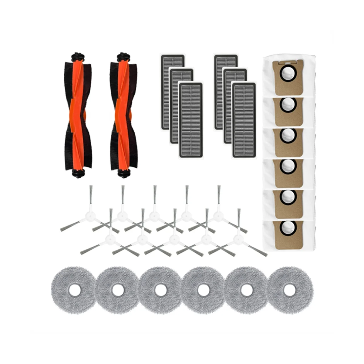 For W20Pro Ultra Robot Vacuum Cleaner Replacement Spare Parts Accessories Main Side Brush Mop Cloth Hepa Filter