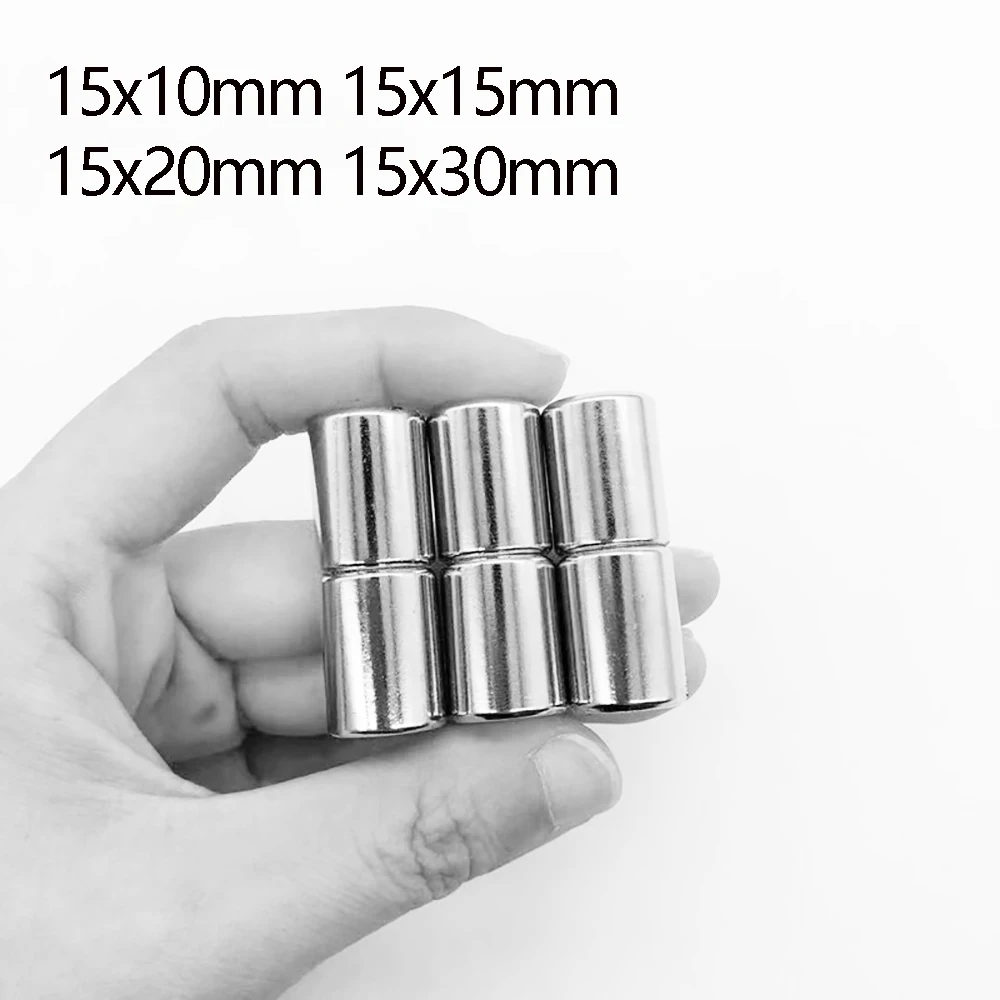 15x10 Thick Round Neodymium Magnets 15*15mm Permanent Strong Cylinder Magnet 15x20  15x30 Strong Powerful Magnets Disc15*10