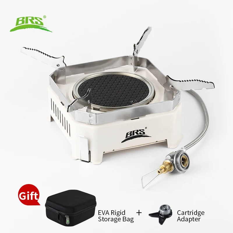 BRS-K007 Camping Gasfornuis 2200W Krachtige Infrarood Kaartkachel Draagbare Lichtgewicht Split Type Gasbrander Outdoor Picknick Wandelen