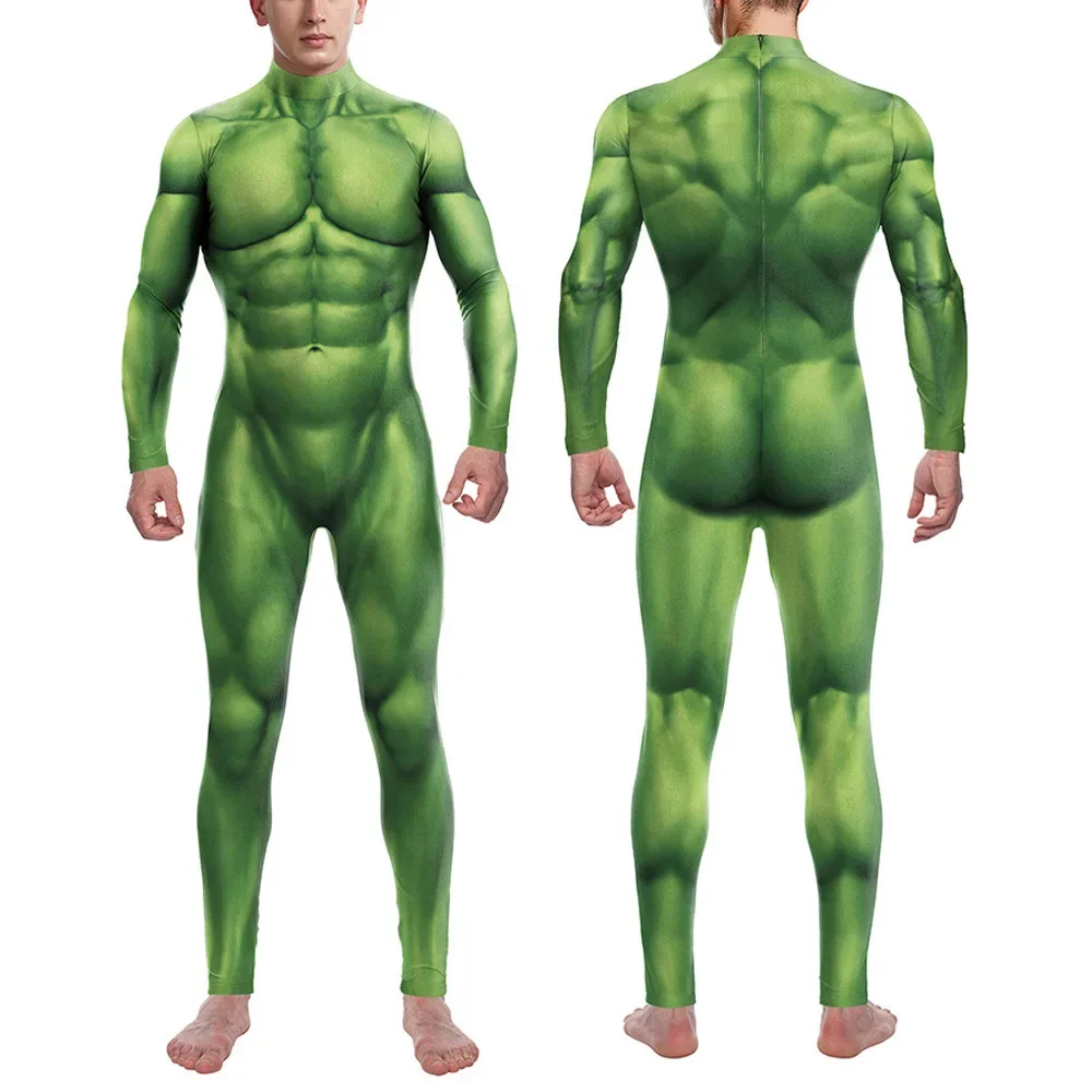 

Superhero Hulk Sexy Cosplay Costume Men Women Unisex Jumpsuits Purim Easter Carnival Party Tights Zentai Bodysuit Suit