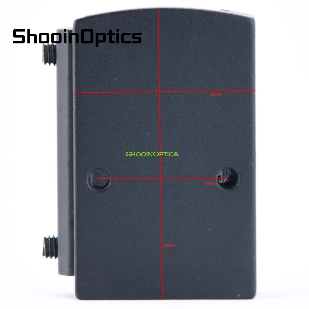 Shooin Optics Red Dot Sight Mount Universal 20mm Base
