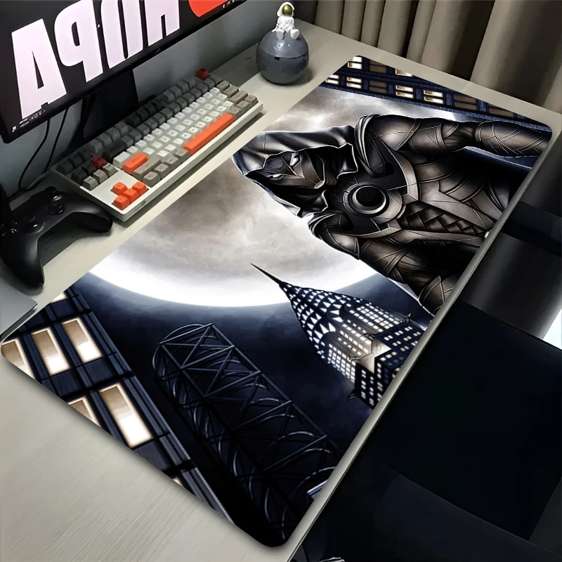 Marvel Moon Knight Muismat Xxl Anime Hd Rubber Toetsenbord Muismat Geschikt Voor Bureau Laptops Gaming Accessoires Antislip