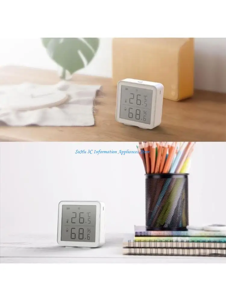 

Wireless Digital Thermometers Hygrometer Indoor Temperature Humidity Monitors High Precisions Thermometers for Homes &