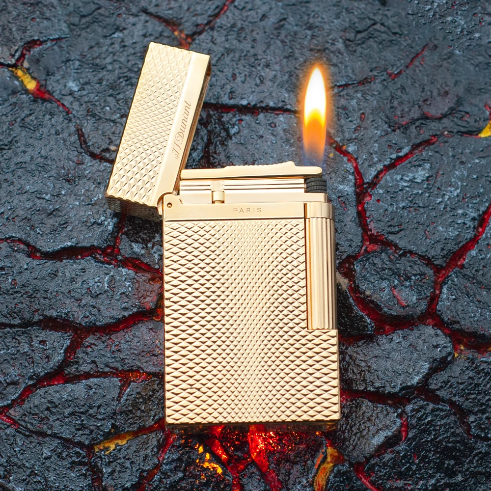 Encendedor Conmemorativo Grabado, Sonido Brillante, Gas Butano, Inflable, Accesorios para Cigarrillos y Tabaco, Regalo para Padre