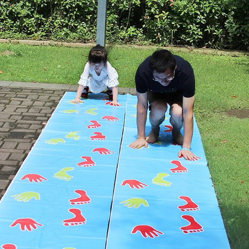 Outdoor Team Building Activities For Adults Kids Hand And Feet Game Mat Sensory Integration And Coordination Toys Carnival Fun 