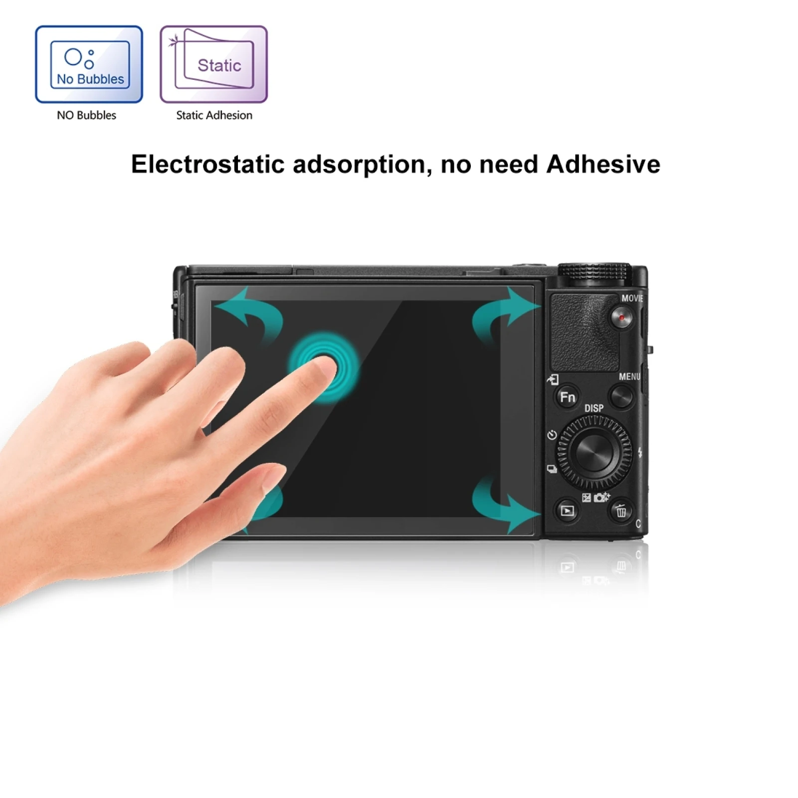 PULUZ 2.5D 9H Tempered Glass Film for Sony Alpha 9 III