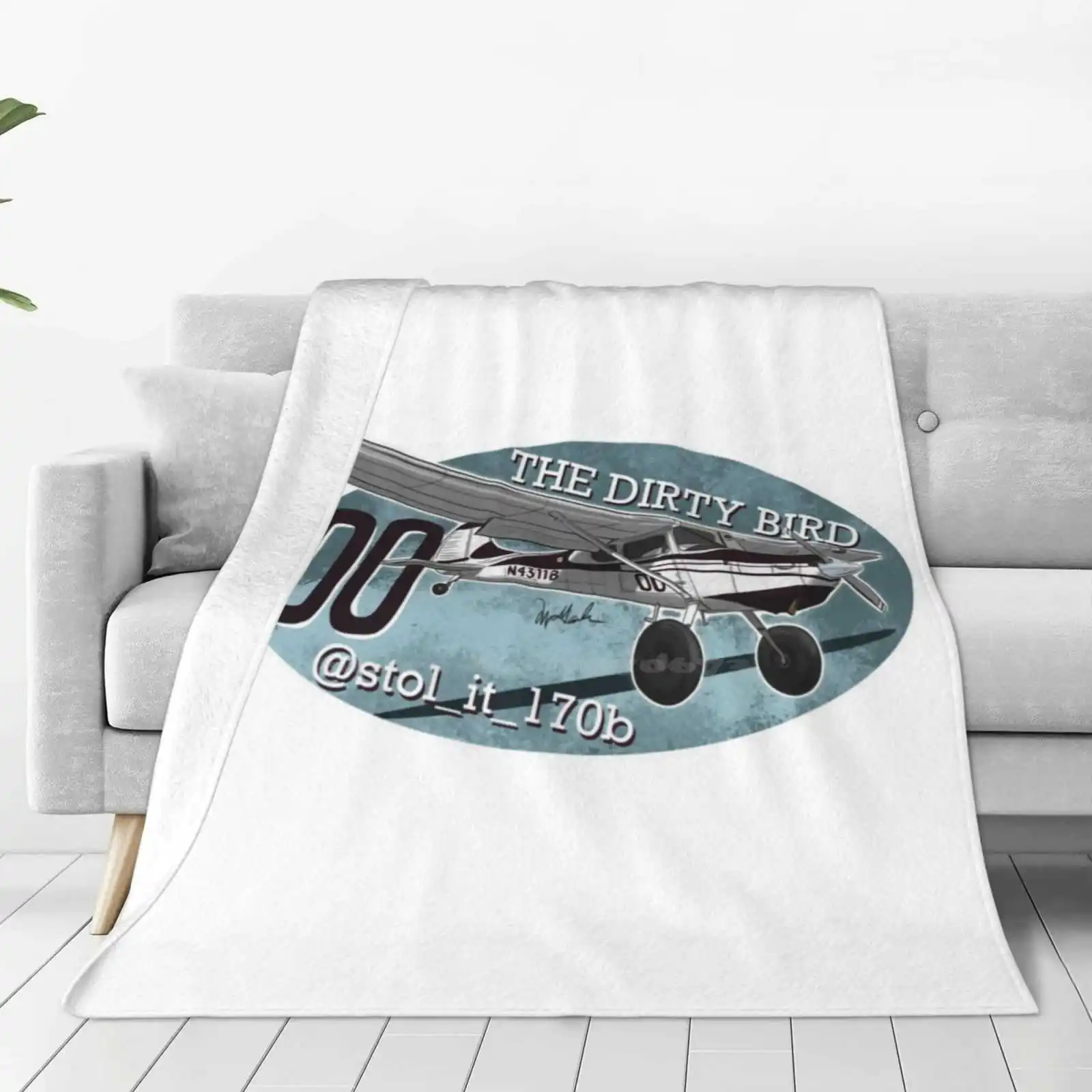 Cessna 170B N4311B Latest Super Soft Warm Light Thin Blanket N4311B Dirty Bird Stol Grumman E 2 Aircraft Carrier Cirruss