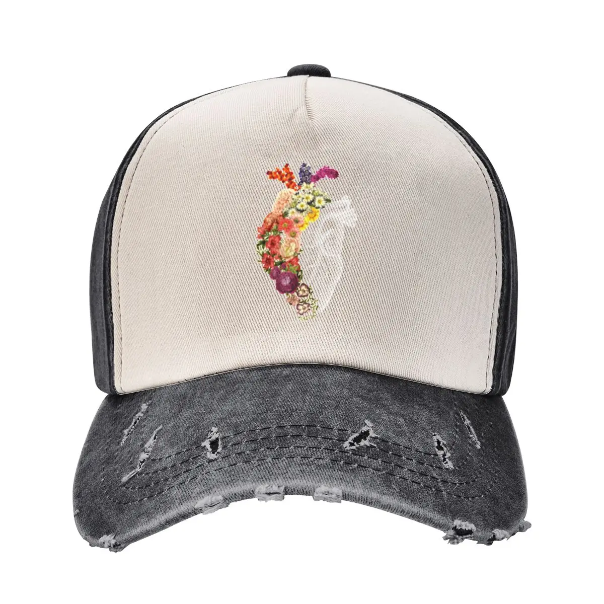

Flower Heart Spring by Tobe Fonseca Baseball Cap Golf Wear fishing caps man Hat Man Luxury derby hat Men's Baseball Women's