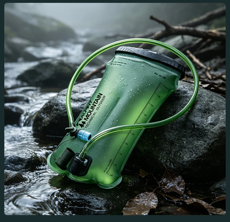 2L Hydration Bladder BPA-Free Leak Proof Durable Water Reservoir for Cycling,Hiking,Running,Climbing,Biking TPU Material