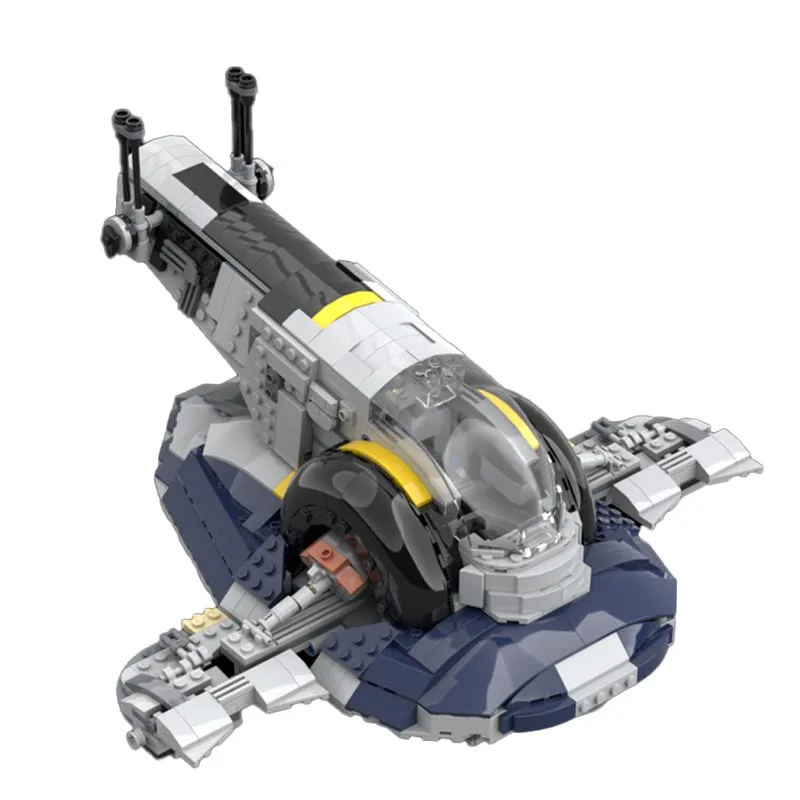 978-onderdelen Star Battle-serie MOC Ruimteschepen van beroemde mensen Modulair bouwsteenmodel Kid Assembly Display Toy Verjaardagscadeaus