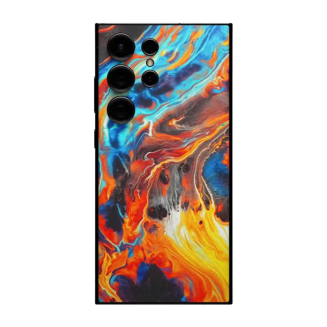 Renkli Telefon Kaplaması Samsung Galaxy S23 S25 S24 Not 20 Ultra Artı Çıkartması Cilt Arka Ekran Koruyucu Film Kapağı Wrap Etiket