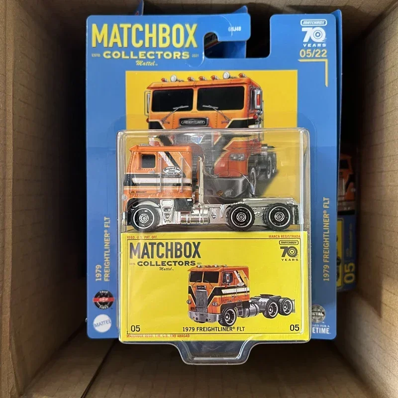 Original Mattel Matchbox Collectors Car 70th Anniversary Edition Freightliner Truck Datsun Vehicles Toys for Boys Birthday Gift