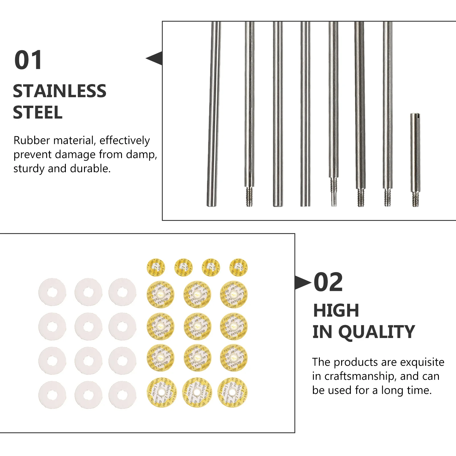 1 مجموعة طقم تصليح مسامير ألوان متنوعة استبدال الملحقات Diy بها بنفسك أداة صيانة الناي الينابيع عدة المسمار المعدني #3
