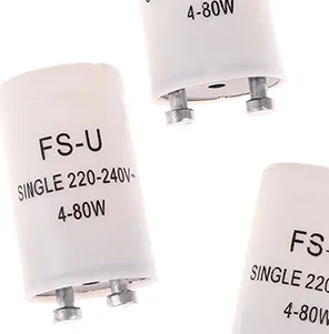 5Pcs High-quality Fluorescent Starters AC220V-240V 4-80W Fluorescent Tube Fuse Starter CE Rohs Fuse Starters
