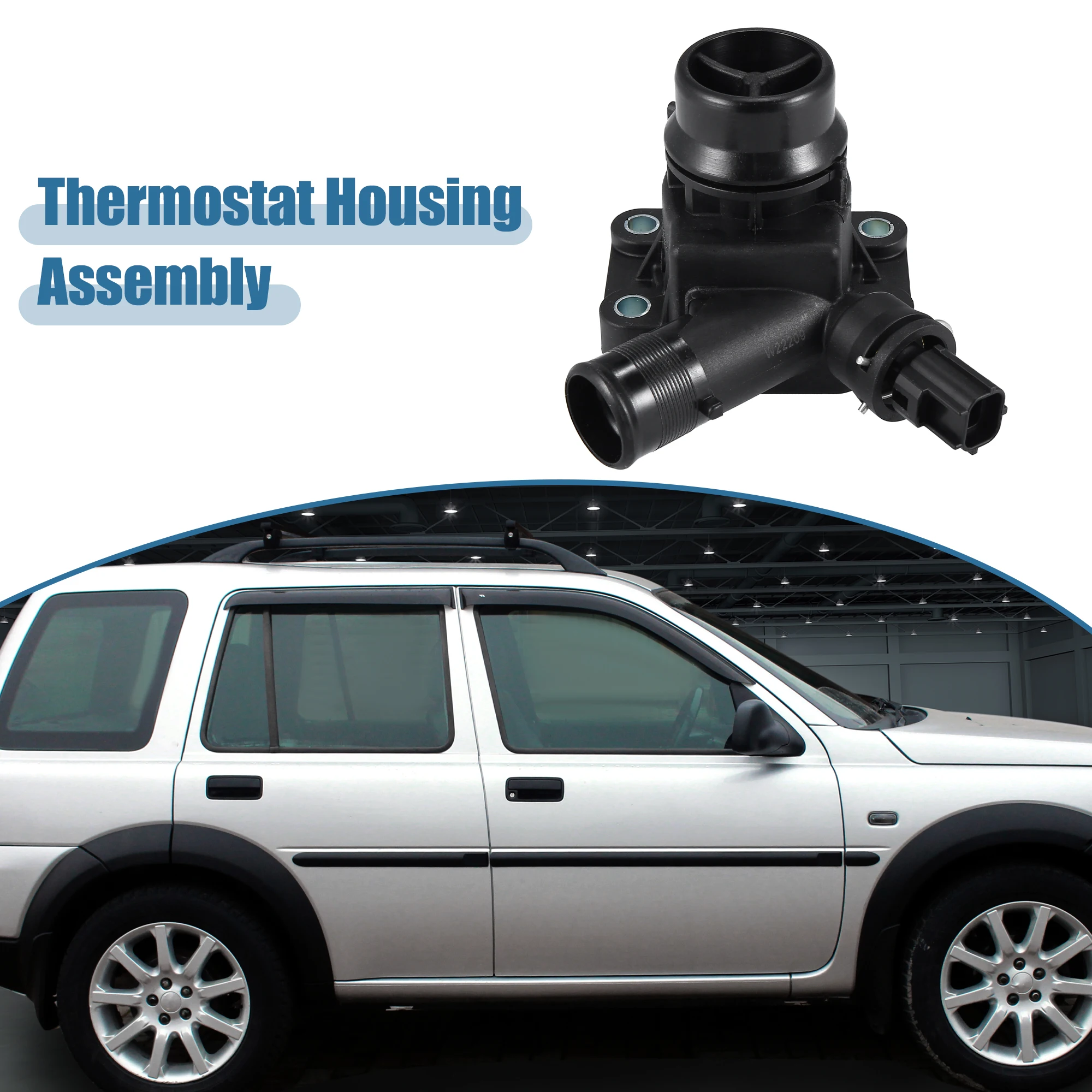 

X Autohaux Thermostat Housing Assembly for Volvo XC60 S60 V60 S80 V70 XC70 XC90 for Land