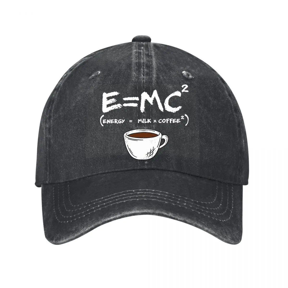 Creative E=MC² Formula Ceramic Coffee Mug For Office Home New Vintage Washed Cotton Baseball Cap Hip Hop Sun Hats