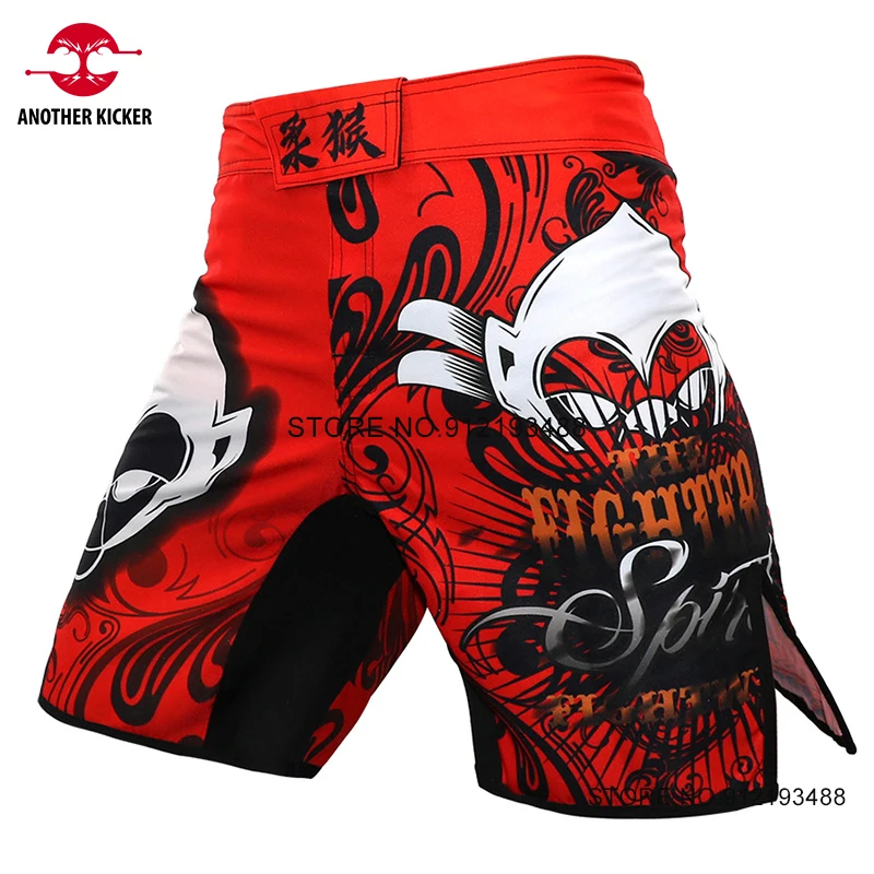 

Jiujitsu Grappling Fight Shorts Sublimated Muay Thai Boxing Shorts Men's Gym Fitness Martial Arts Training BJJ Kickboxing Trunks