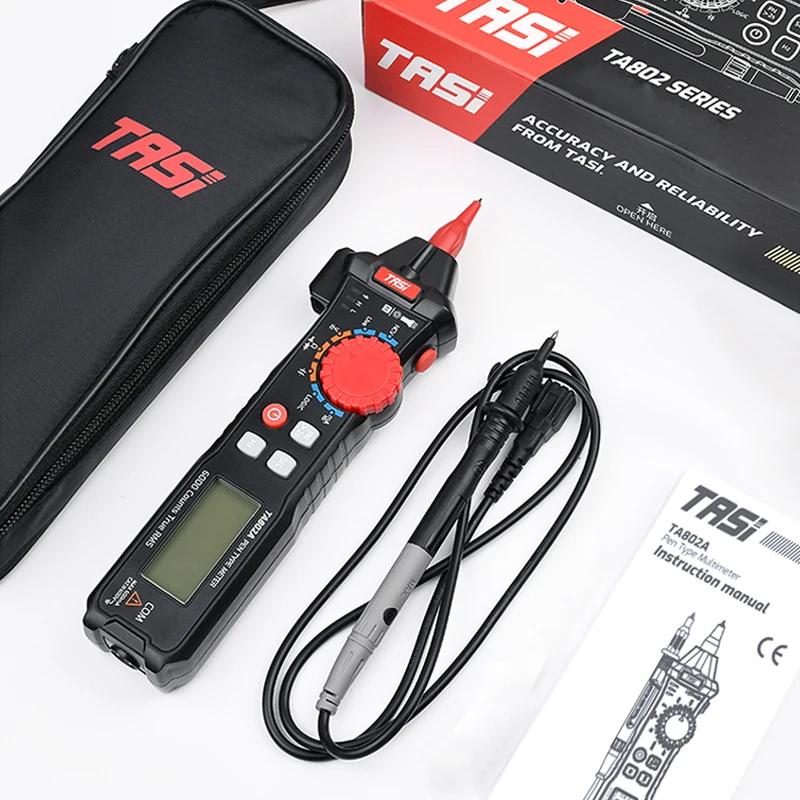 TA802B Smart Digital Multimeter LCD Display True RMS Voltage Tester NCV Measurement Auto Anti-Burn Protection AAA Battery