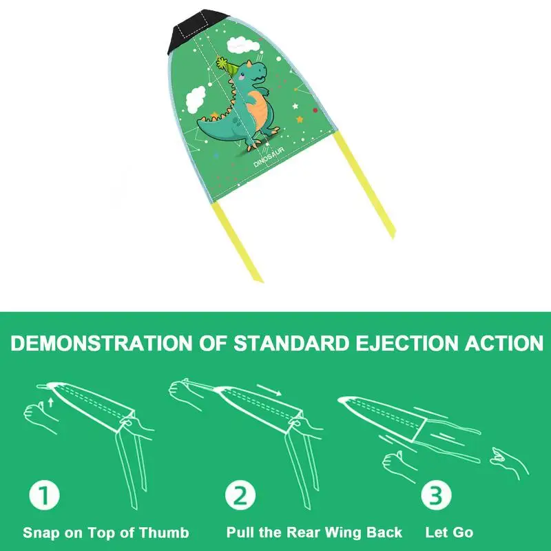 Cerf-volant d'éjection de pouce pour enfants, jouet de plage, étanche, facile à voler, sans UL, petit, adolescents de 4 à 8 ans