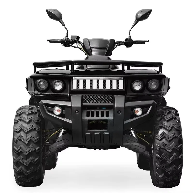 8000W Electric ATV 4x4 for Adults, 60km/h High Speed 4WD Quad 4 Wheeler with Front & Rear Racks, Off-Road Farm Utility Vehicle