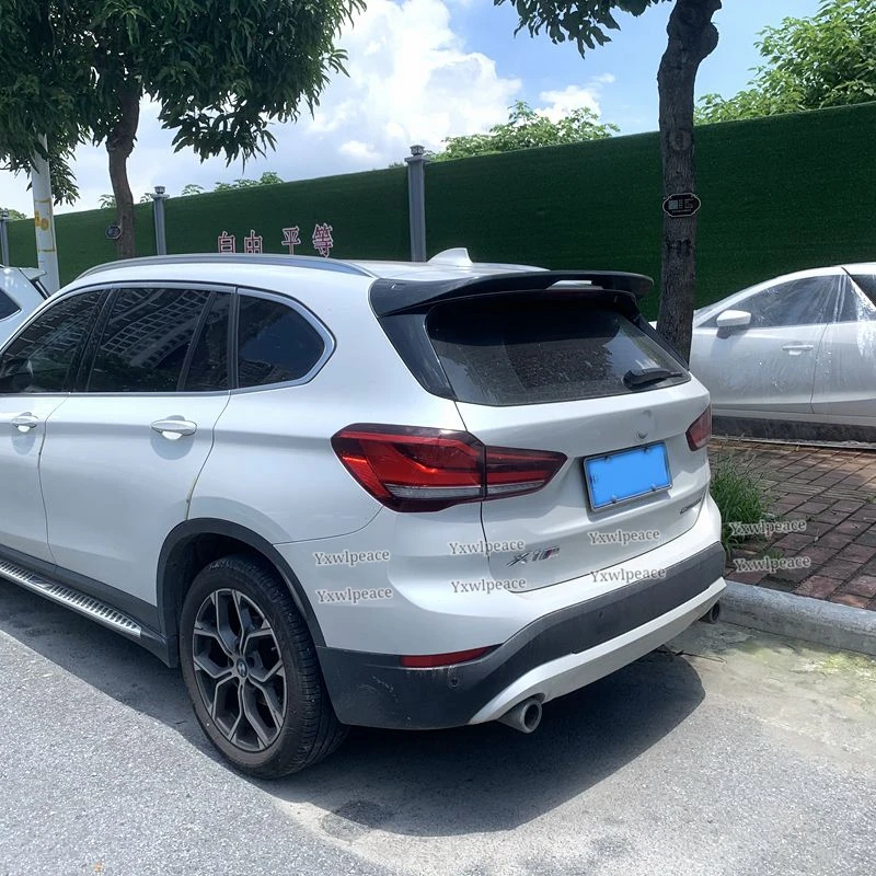 For BMW X1 F48 2017 2018 2019 2020 Spoiler High Quality ABS Primer Color Trunk Lip Rear Roof Spoiler Wing Car Accessories