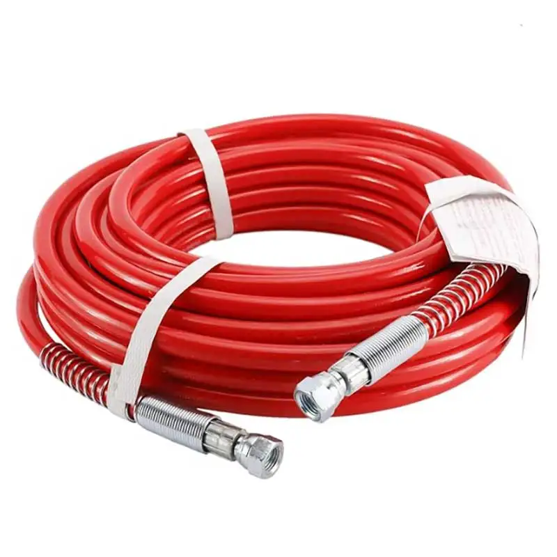 Double Layer Braided Wire High Pressure Airless Paint Spray Hose 3300 PSI Universal Paint Sprayer Flexible Tube 1/4