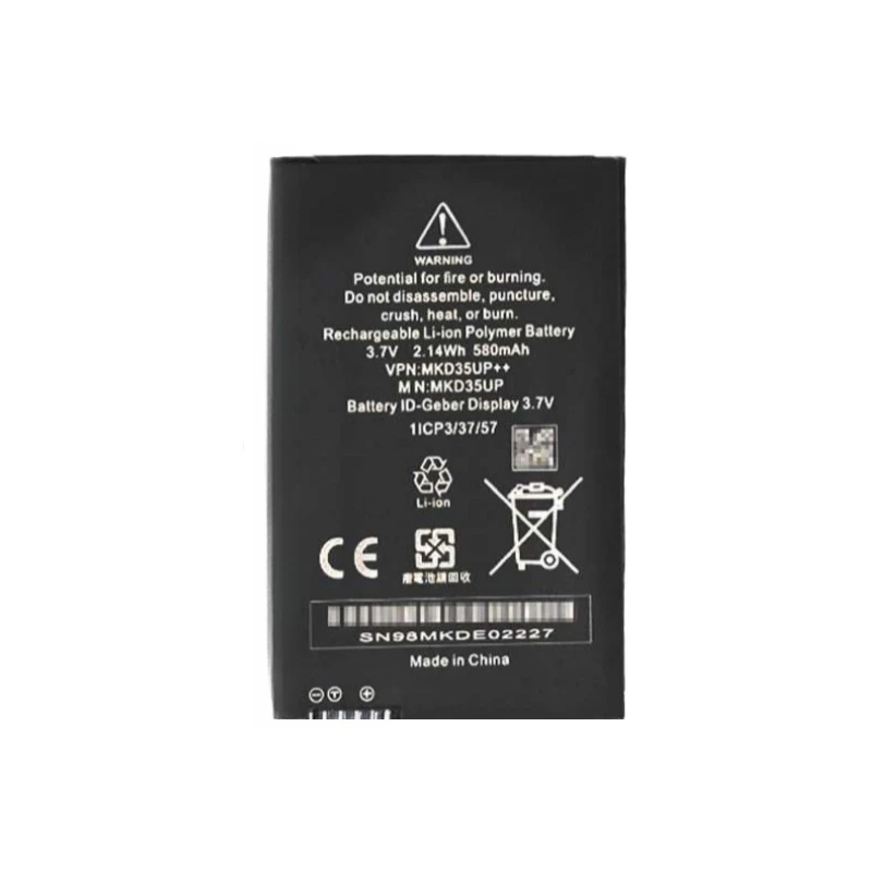 New High Quality MKD35UP Remote LCD Key Battery 3.7V 580mAh For BMW 730 740 530le 745 760li X3 X4 X5 Serie 9442976-01 UP120009