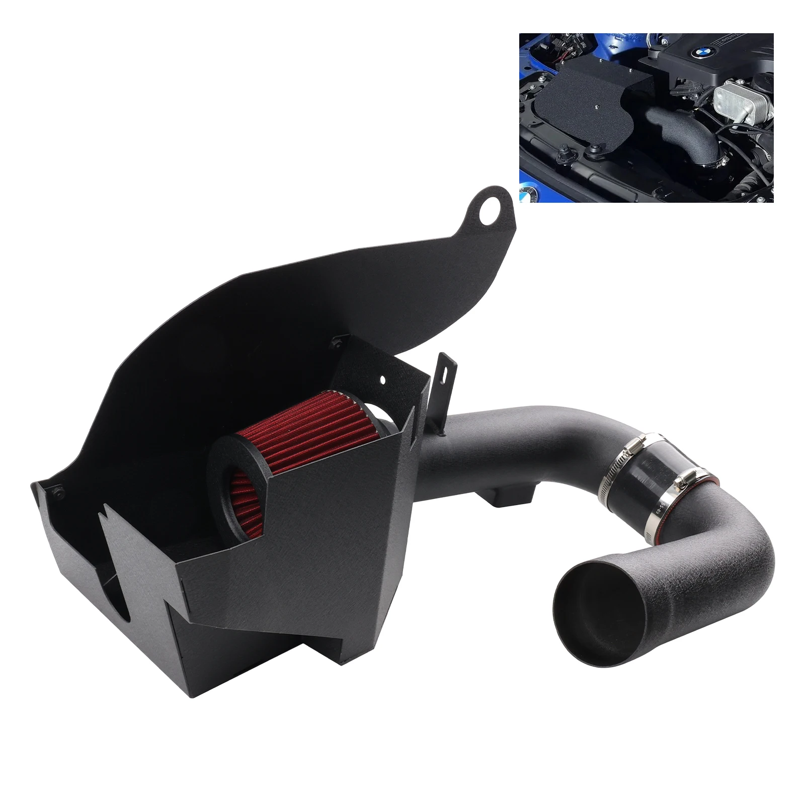 

Performance Cold Air Intake Kit Upgrade for 2012+ BMW F22/F30/F32 125i/228i/320i/328i/420i/428i N20 N26