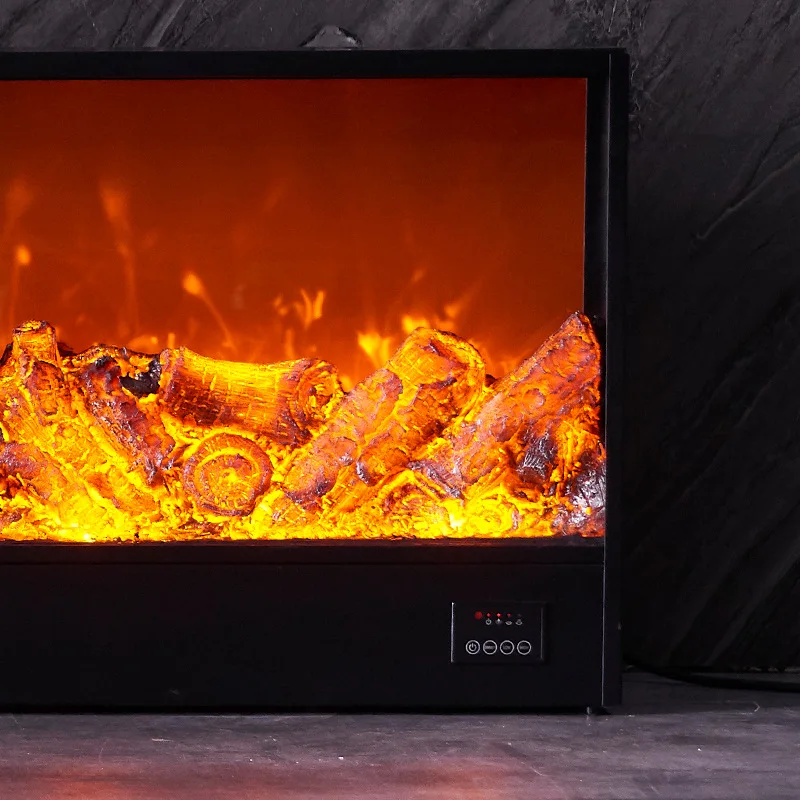 Household decorative fireplace European light luxury flame European standard fireplace background wall ornamental decorative