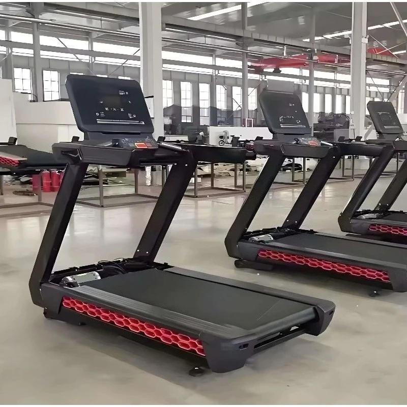 Smart Commercial Electric Treadmill with Heart Rate Function and  Display for Fat Burning Running Professional