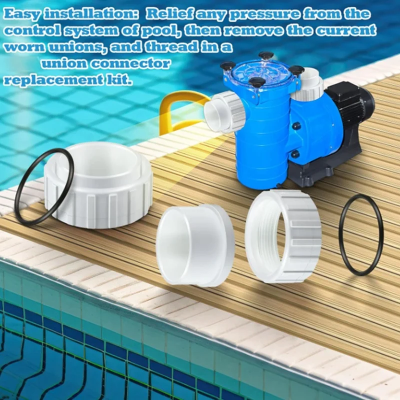 2 Pcs Pool Pump Accessories For Hayward Salt Chlorine Generators Cell  GLX-Cell-Union Cell Cleaning Stand