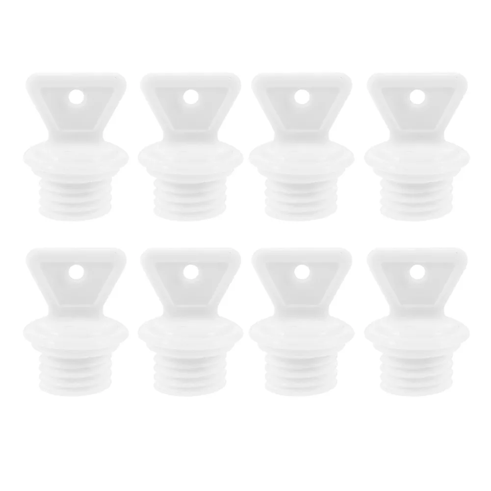Pack of 8 Hot Water Bottle Stoppers Designed to Withstand Pressure and Prevent Leaks in Plumbing and Industrial Environments