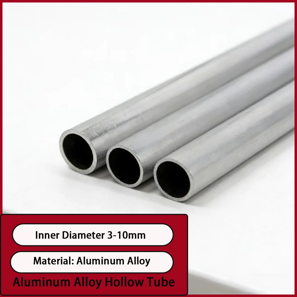 Aluminum alloy hollow tube with an inner diameter of 3-10mm is used in aerospace, automotive manufacturing, building frames, etc