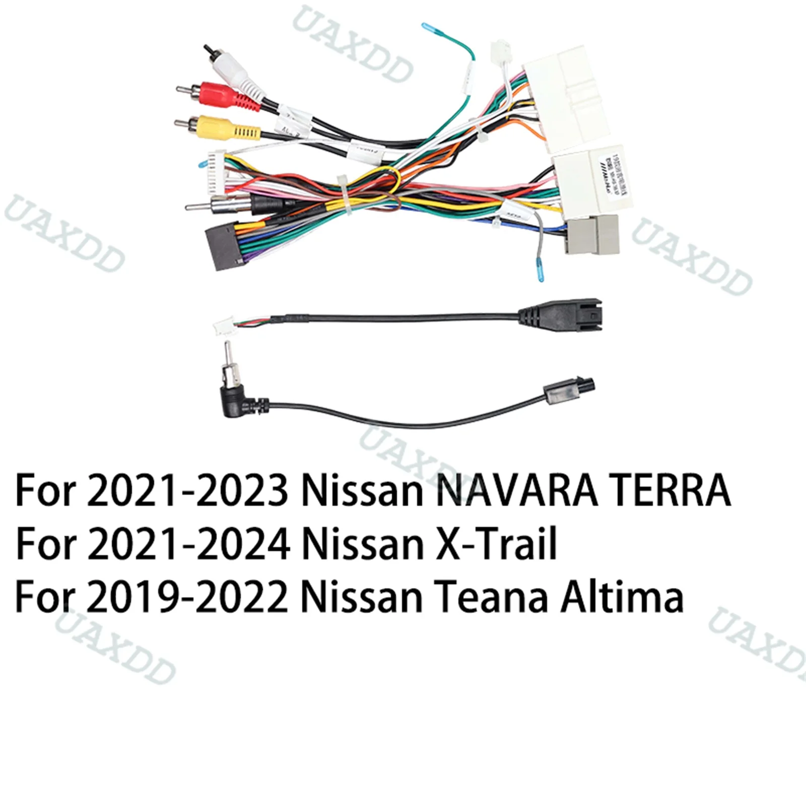 Line FOR Nissan 2015 Loulan 2017 Murano 2008 2013 Teana 2019 Qashqai 2014-2024 X Trail 2Din Car Cable Wire Electric Cord Current