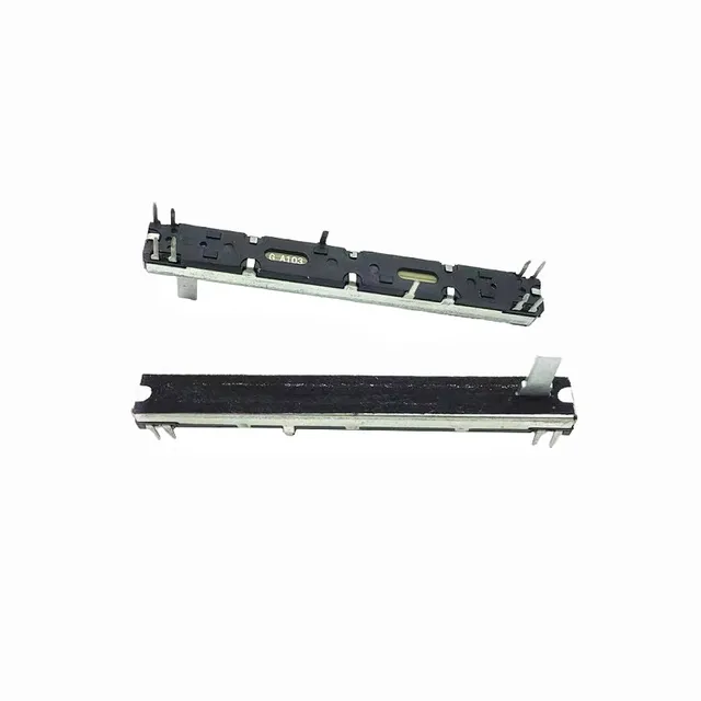 5 sztuk 75mm prosty potencjometr suwakowy 8 pinów A103 podwójny suwak A10K Soundcraft EFX8 suwak A10Kx2