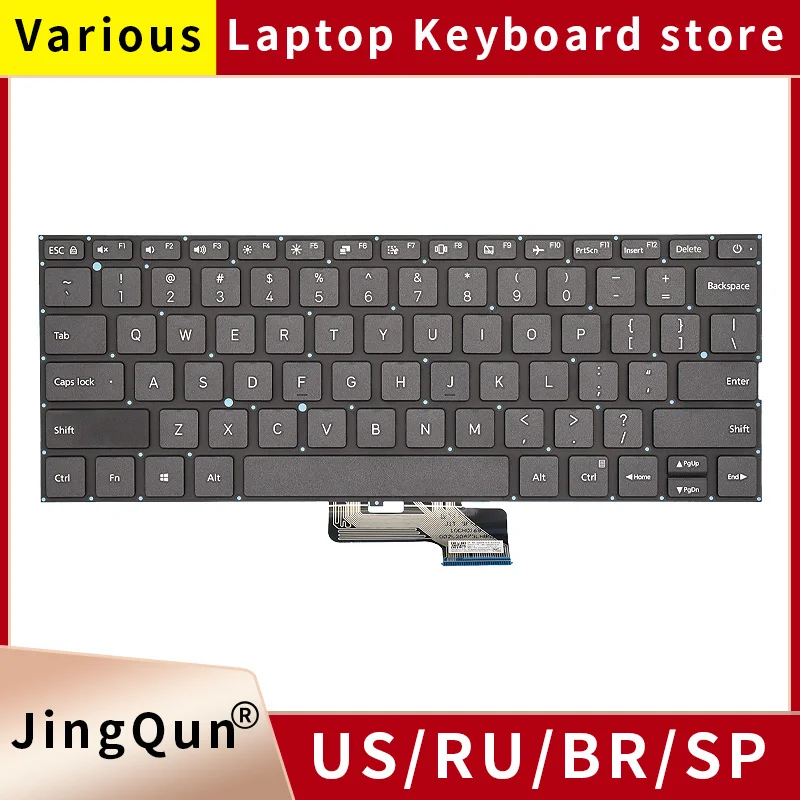 Imagem -01 - Teclado para Notebook Eua ru com Retroiluminação Xiaomi mi Pro13 14 Pro15 Redmibook Xma2006 Xma1903 Xma2001 Xma2011 Xma2008 Xma2005 Original teclado para notebook eua ru com retroiluminacao xiaomi mi pro13 14 pro15 redmibook xma2006 xma1903 xma2001 xma2011 xma2008 xma2005 original 01