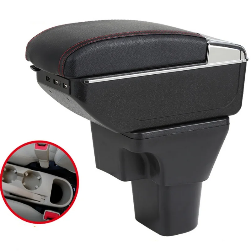 

NEW For Hyundai Accent Armrest Box For Hyundai Accent Verna Car Armrest Storage box Interior parts detail Simple installation