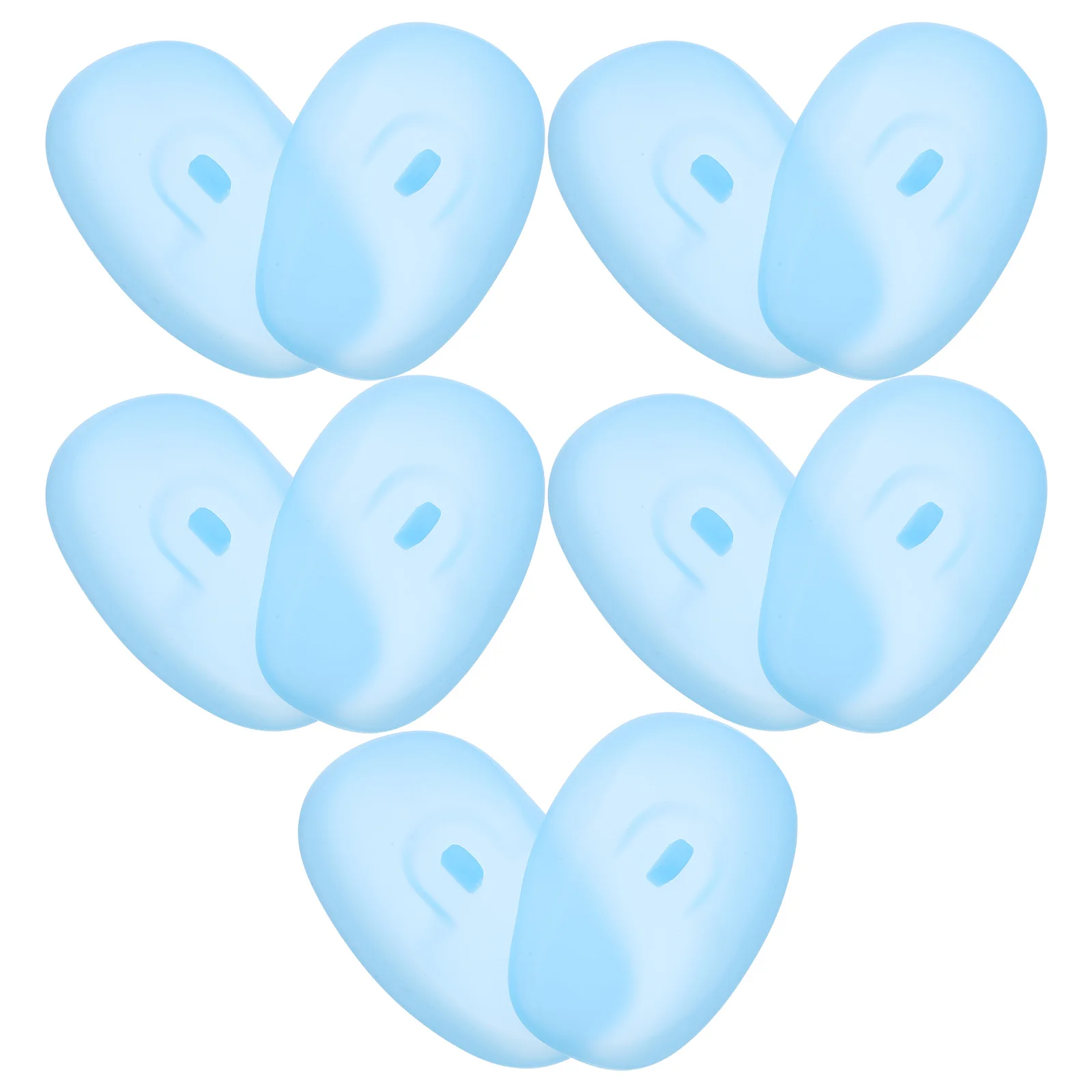 

6 Pairs Silicone Ear Covers Hairdressing Dye Coloring Earmuff Protectors Ear Caps Salon Hair Styling Tool For Hairdressing Shop