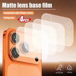 Bilashmart NNBILI 3 5 HD / Matte Lens Fibre Base Protective Film iPhone 17 Pro Max Air Transparent Fiber Hollow Lens Chassis Film