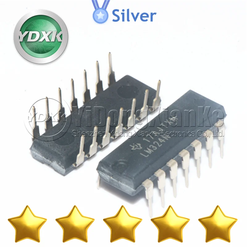 LM324N DIP14 Electronic Components LM319N LM322N LM324AN LM325N LM3302N New Original LM339N