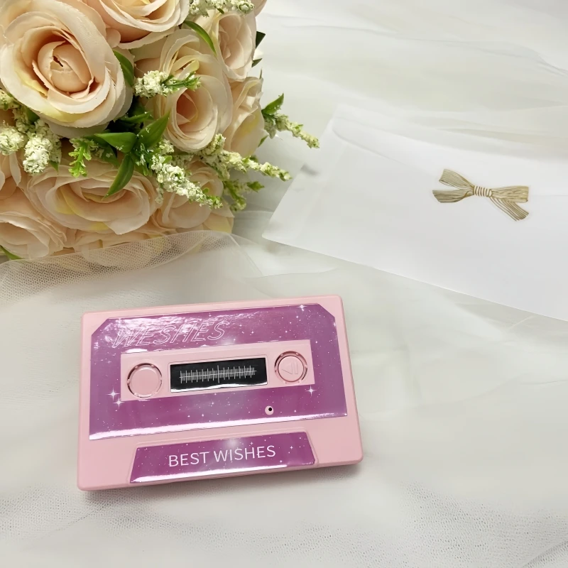 Recording Voice Tape Card  Recordable 5mins Thank You Gift Greeting Wedding Birthday Valentine\'s Day Anniversary Friend DIY Card