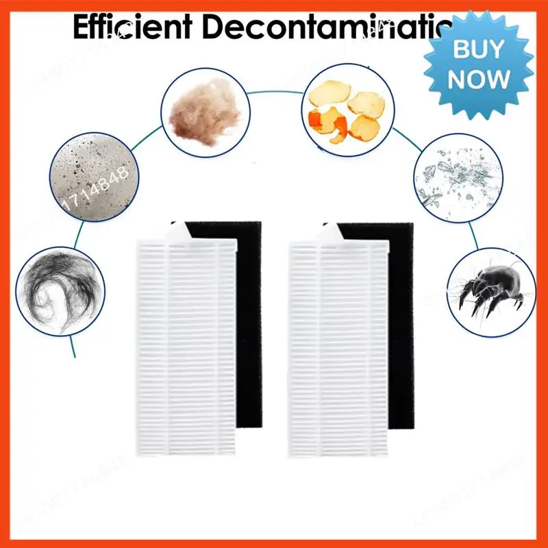 BISM 12 قطعة فلتر لينوفو E2 / E2 Pro الذاتي تفريغ روبوت فراغ ملحقات متينة للغاية ملحقات المكنسة الأساسية