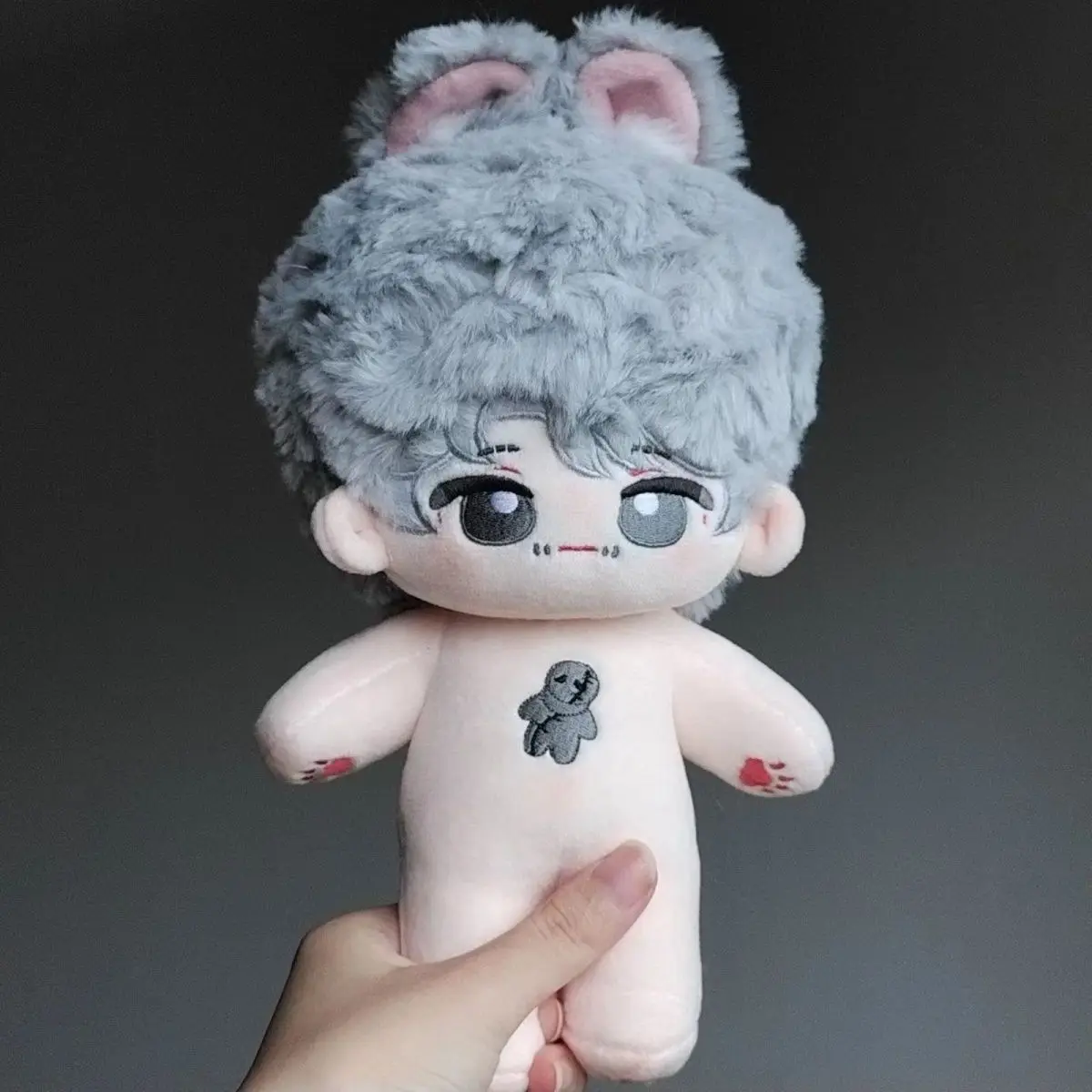 20cm Anime  Identity V Embalmer Aesop Carl Cosplay Soft Plush Doll Body Dress Up Cotton Stuffed Plushie Pillow Toys Figure Gift