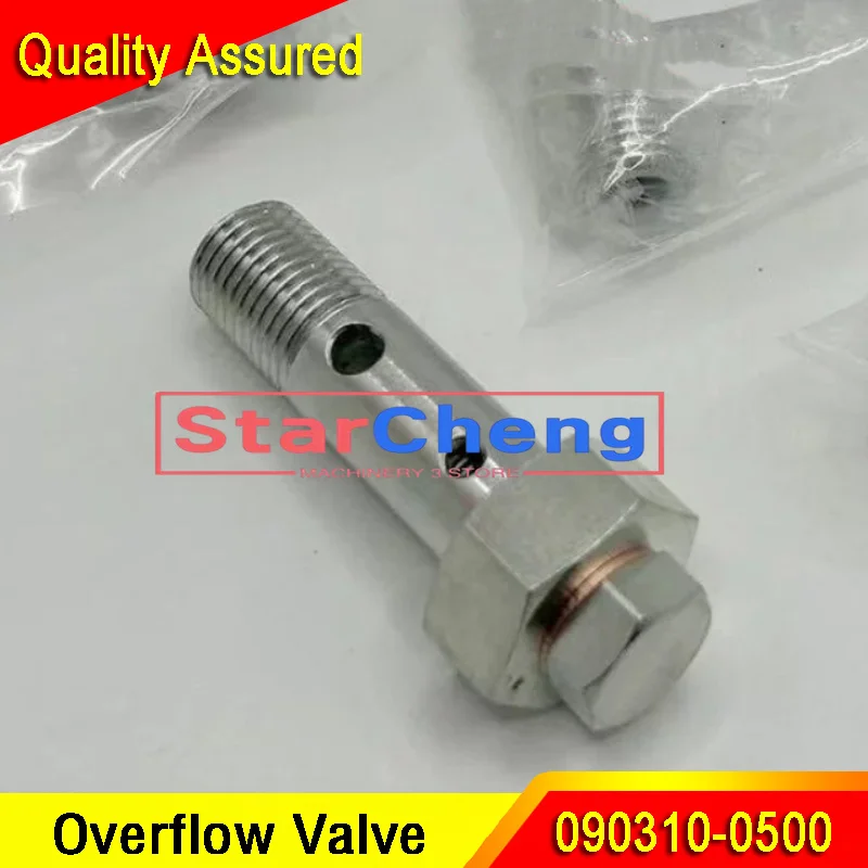 Pump Overflow Valve 090310-0500 0903100500 For E320C E336D C4.4 C6.4 C7 C9 Diesel Pump