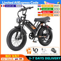 PURE UNICORN U5 Adult Electric Bike 48V 1000W 19.2Ah Fat Tire Bike 20 Inch Electric Bicycle 45KM/H Motorbike Moped-Styled E-Bike