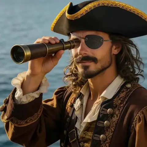 Medieval Steampunk Viking Knight Pirate Vintage Black Faux Leather Eye Patch Halloween Costume Accessories Cosplay Props