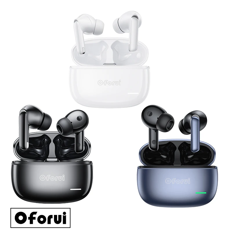 

Oforui wireless earbuds bluetooth earphone 5.3 ear buds choice wireless Hi-Res Audio headphone 4 Mic AI HD Call