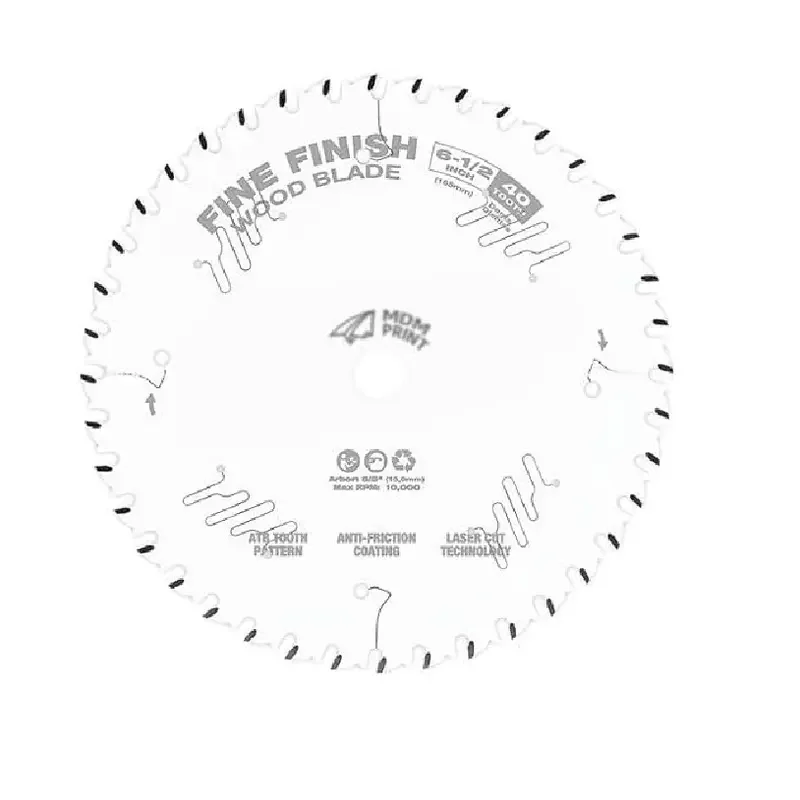 

6-1/2" 40T Fine Finish Circular Saw Blade