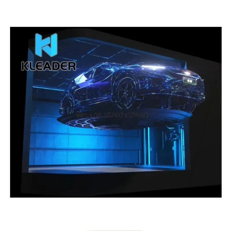 Wmwmnu for Naked Eye 3D Video Animation Movie Film Content Advertising for Interactive Customization Holographic Projection